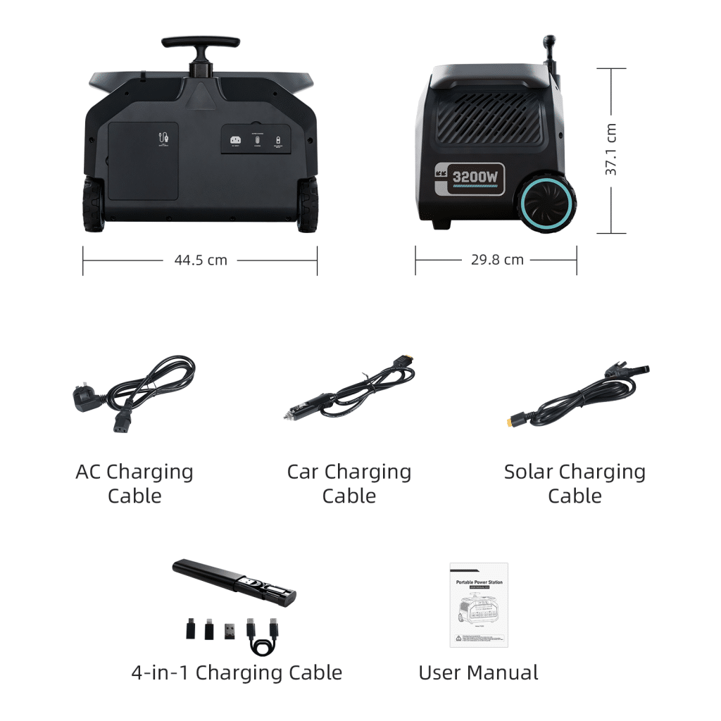 ieetek taşınabilir güç istasyonu p3200