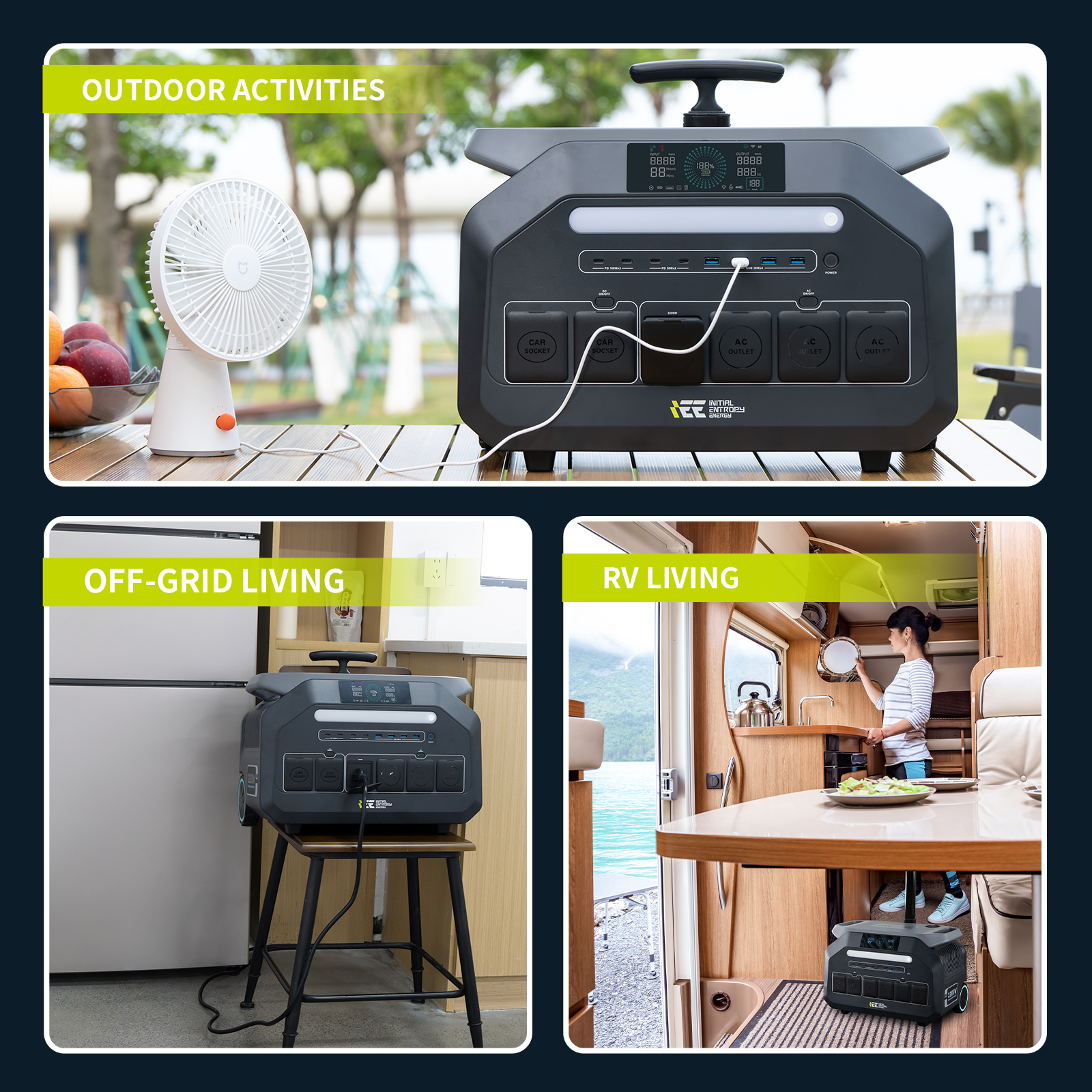 ieetek taşınabilir güç istasyonu p3200