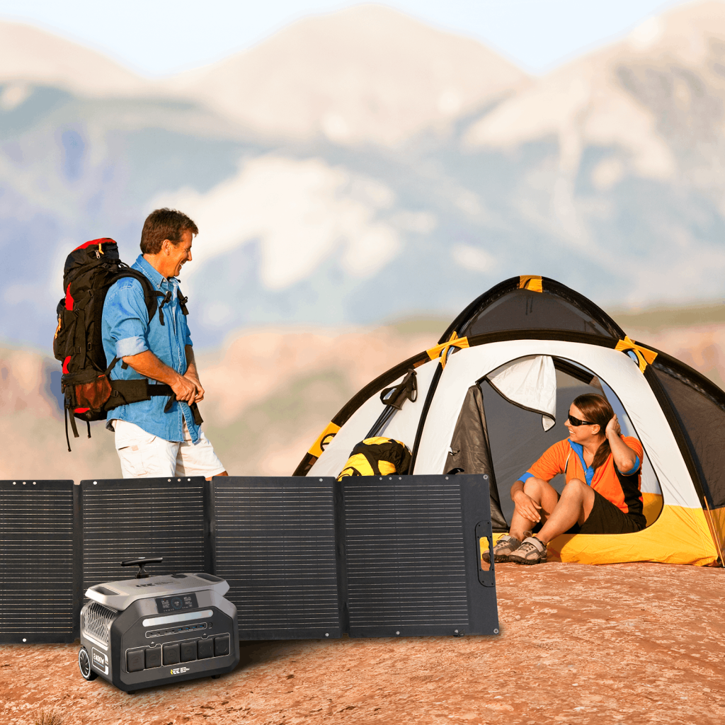 IEETek P2400 Taşınabilir Elektrik Santrali Güneş Jeneratörü